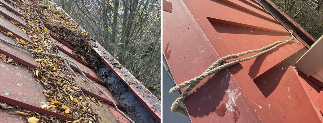 before and after pictures of gutter cleaning services